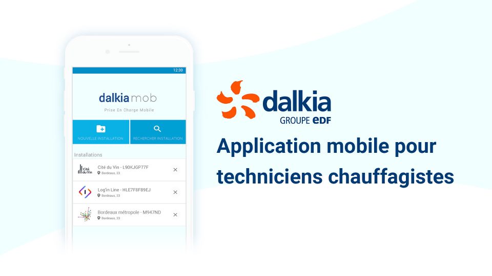 Dalkia – Application pour techniciens